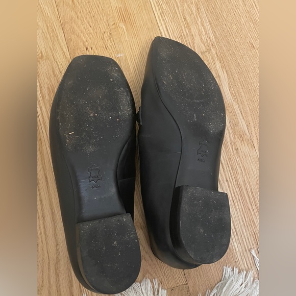 Tory Burch 'Gemini Link' Chain Loafer Black Leather Womens Size 6.5 - Picture 4 of 6